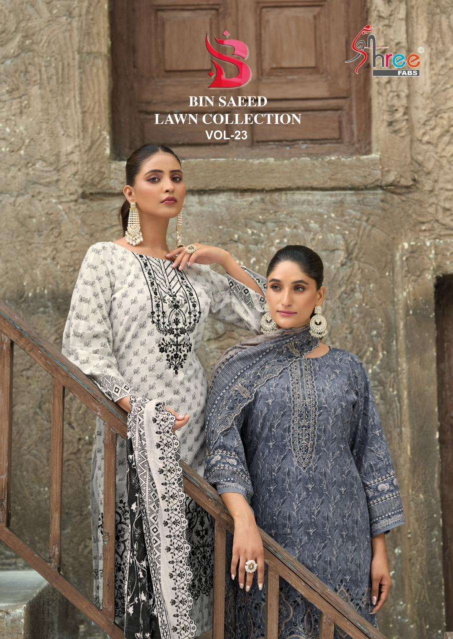 BIN SAEED LAWN COLLECTION  VOL 23 by SHREE